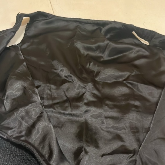 Vintage tweed black dress with bow - Picture 7 of 7